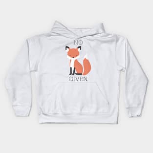 No Fox Given Kids Hoodie